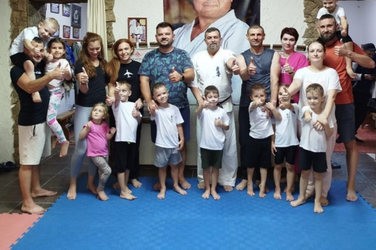 Семейная тренировка группы 
